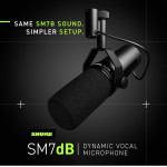 SHURE SM7dB Dynamic Vocal Microphone With Built-in Preamp