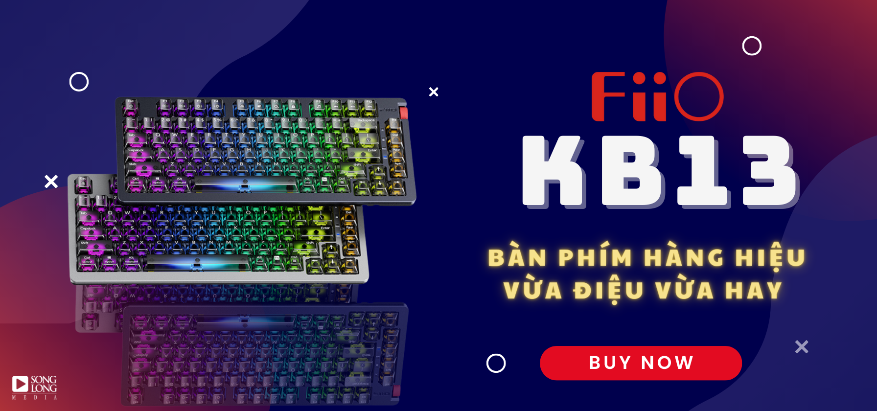 banner bàn phím fiio KB3