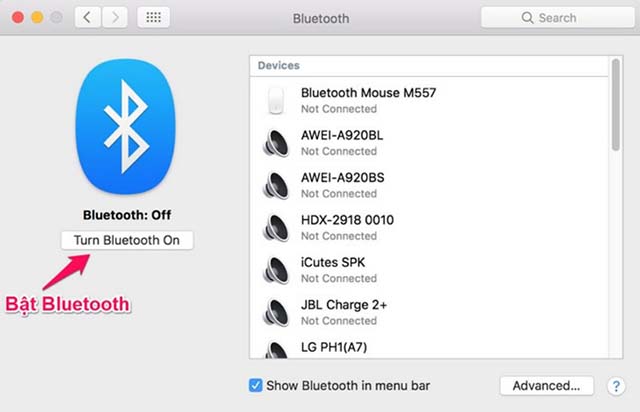 Cách kết nối bluetooth laptop với loa bluetooth trên win 7, 8, 10 và MACOS 31