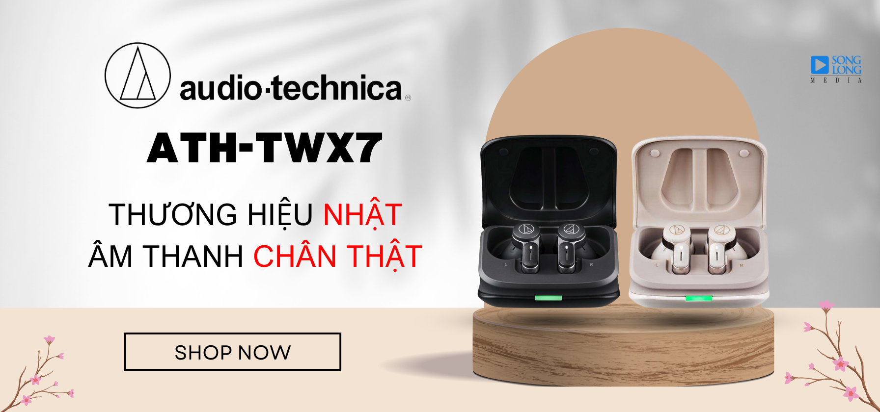 Banner audio technica ATH-TWX7 