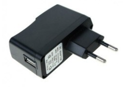 Adapter sạc chuẩn điện áp 5V-1A màu đen