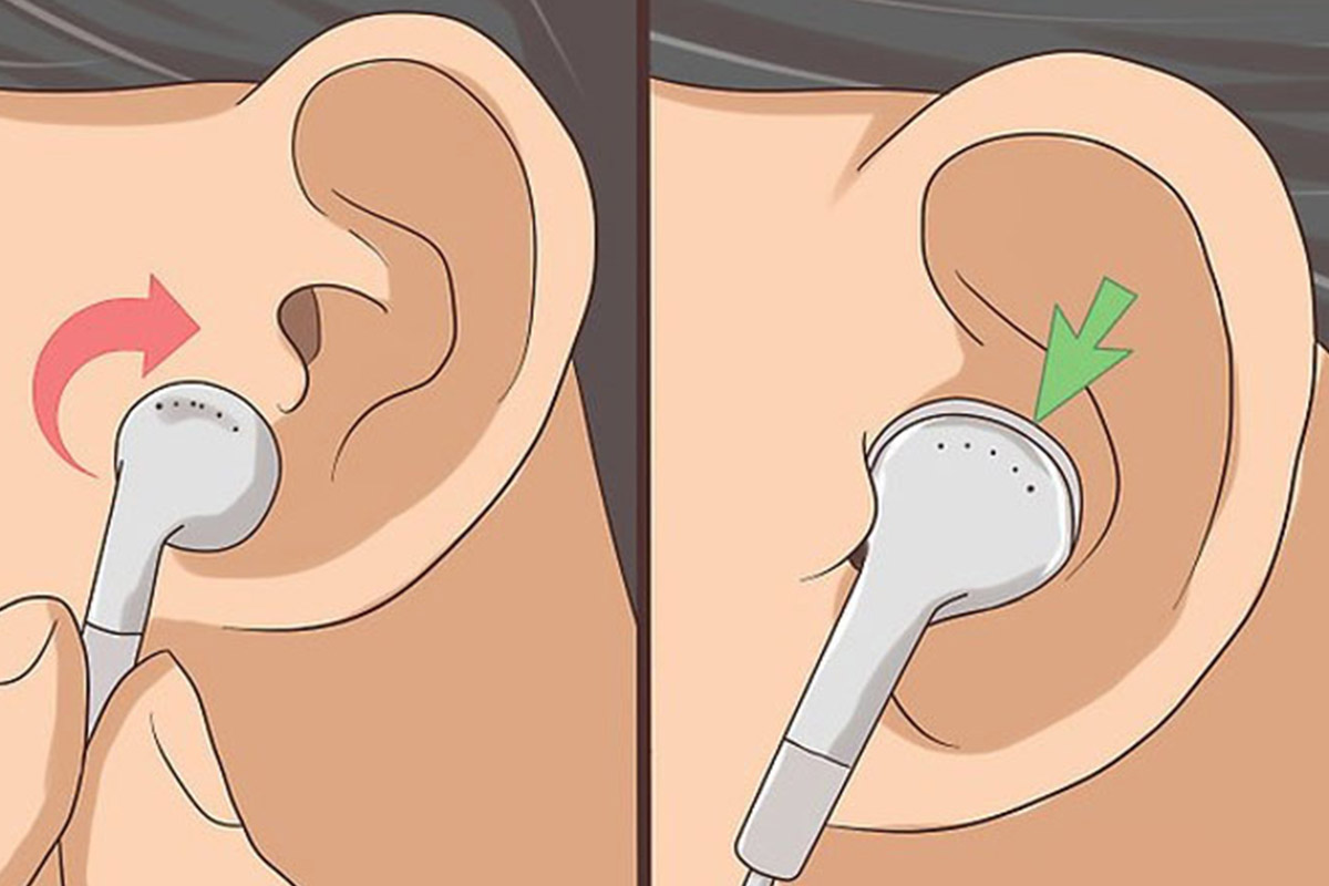 cách đeo tai nghe Earbuds đúng cách
