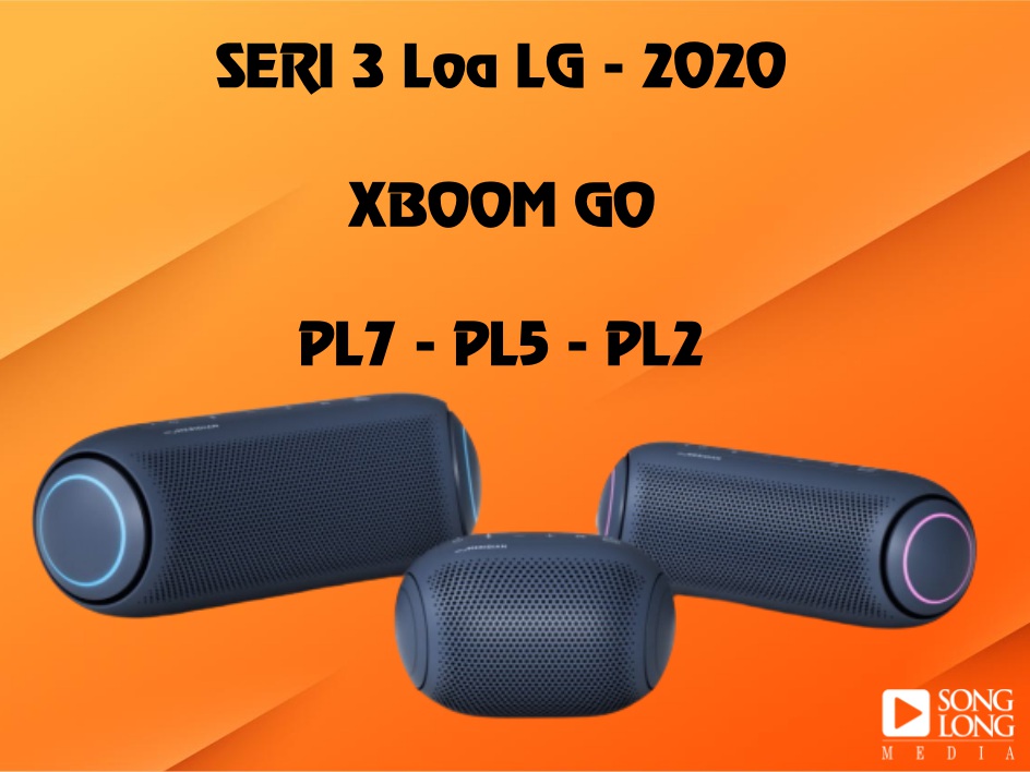 Loa Bluetooth LG trình diện Seri LG Xboom Go PL7, PL5 và PL2 kết hợp với âm thanh MERIDIAN lừng danh.