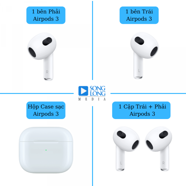 Tai nghe Apple Airpods Bluetooth chính hãng, giá rẻ, có trả góp 0% - 09/2023