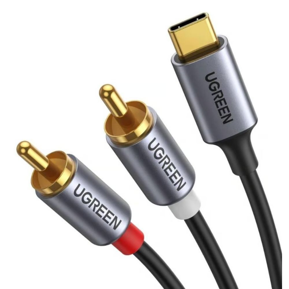 Ugreen CM451 (20193) - Cáp chuyển Type C sang RCA (Dài 1.5m | Đầu tiếp xúc mạ vàng 24K | Lõi đồng nguyên chất)