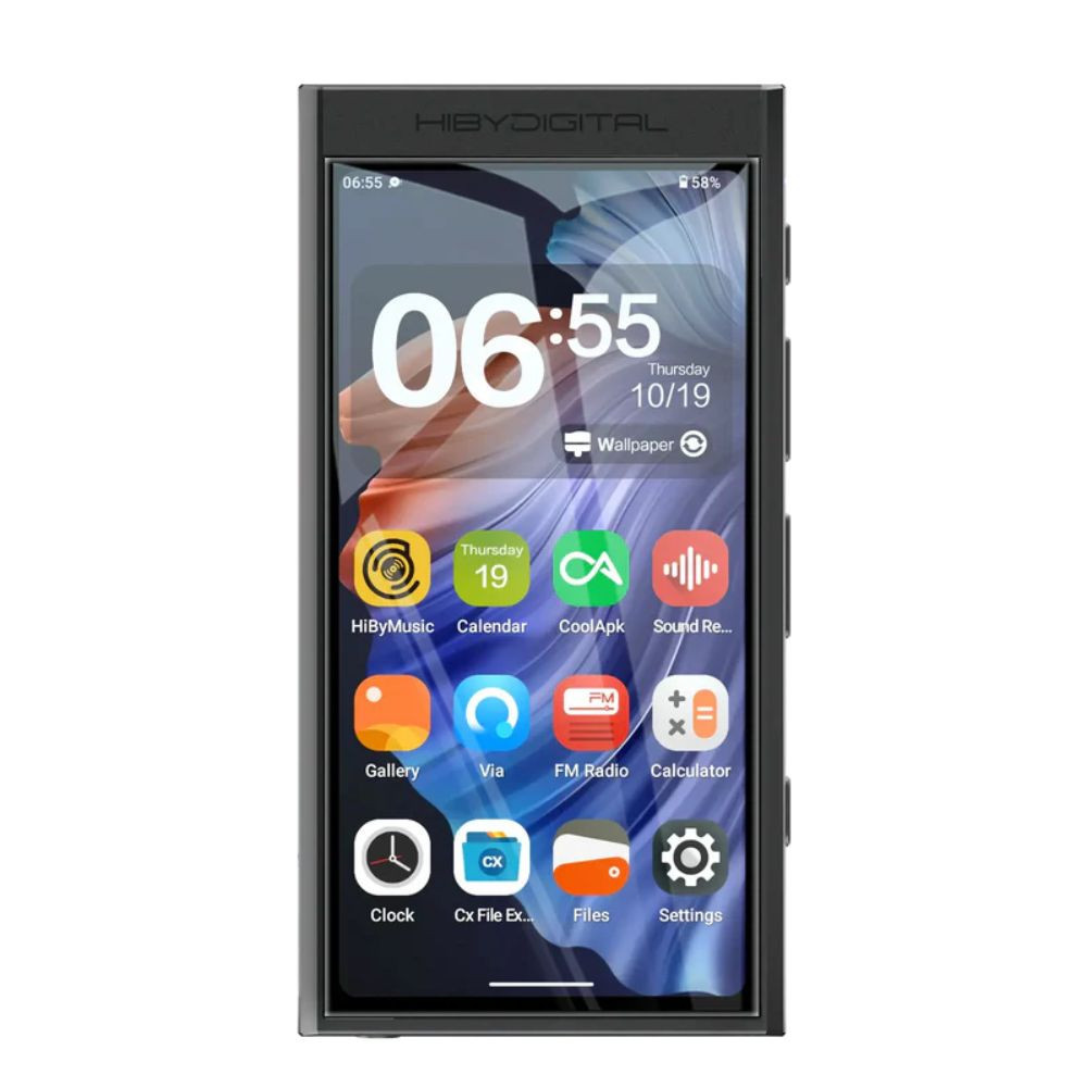 Máy nghe nhạc HiBy Digital M300 (Bộ Nhớ 128Gb | Ram 4Gb | DAC CS43131 | WiFi | Bluetooth | DAC Mode | Android | PCM 32Bit/768kHz | DSD256 | LOA NGOÀI | MICRO RECORD)