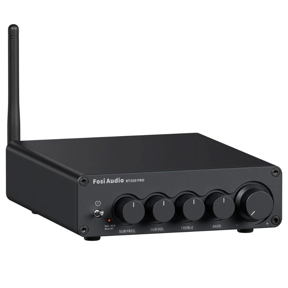 Fosi Audio BT30D Pro 2.1 Channel (Amplifier 2 kênh cho Loa | Class-D | Chip khuếch đại TPA3255 | Công suất 165W | Bluetooth 5.0)