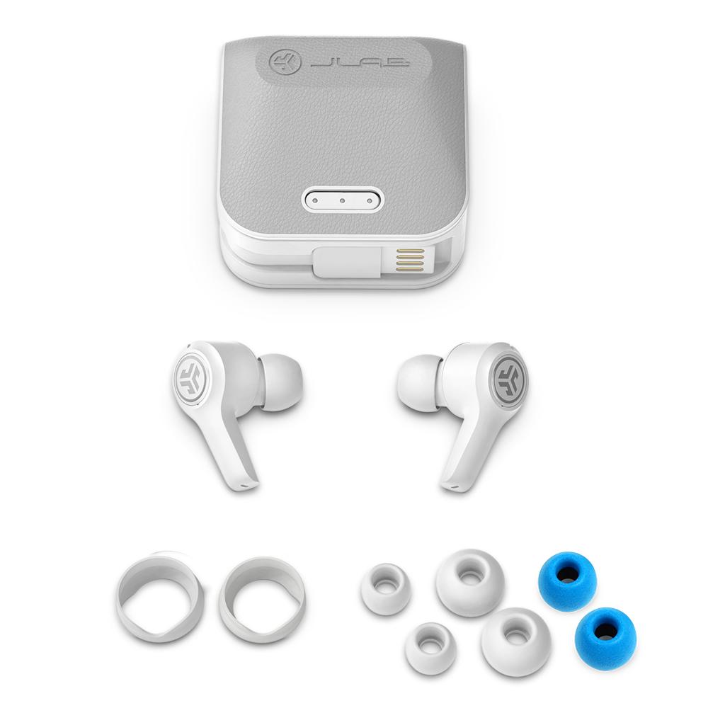 Tai nghe JLAB Audio JBuds Air Executive (Bluetooth 5.0 | Pin 6h | IP55 | Xuyên âm Ambient Sound | 3 chế độ EQ chỉnh trên tai | Gọi trợ lý ảo)