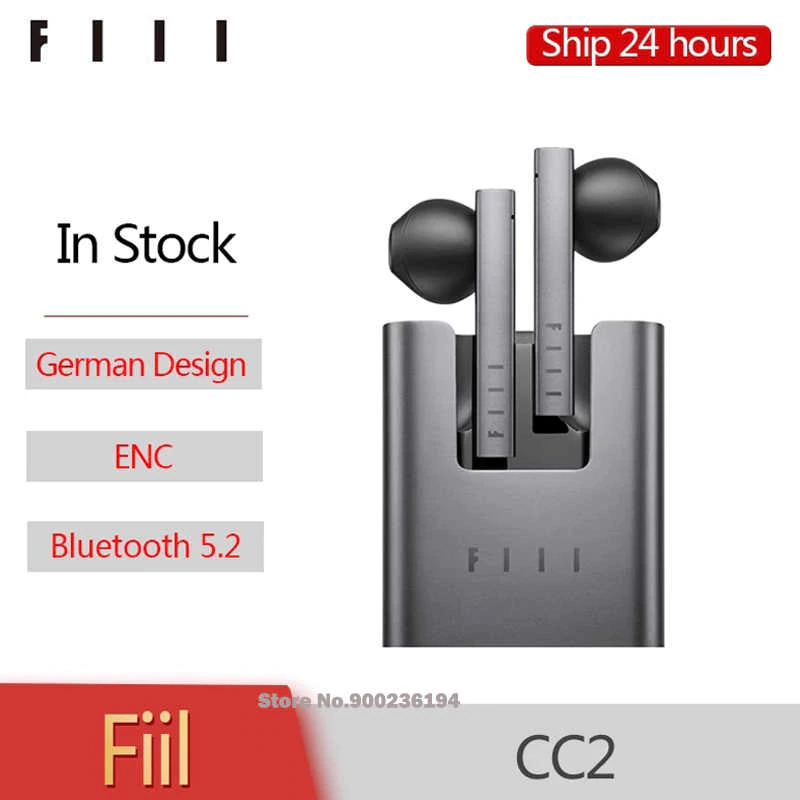 Tai nghe FIIL CC2 True Wireless (Bluetooth 5.2 | Pin 5h | Cảm ứng chạm)
