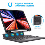 Bàn phím Wiwu Mag Touch iPad Keyboard Case cho Ipad Pro 12.9/Ipad M1/Ipad Air 4 đời 2018/2020/2021