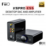 FiiO K5 Pro ESS (Desktop DAC/Amp | Bluetooth 5.2 | ES9038Q2M | TPA6120 | XMOS XUF208 | PCM 32bit/768kHz | DSD512)