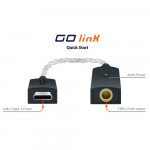 iFi Go Link (Dongle DAC/Amp | ES2919 | PCM 32bit/384kHz | DSD256 | MQA)
