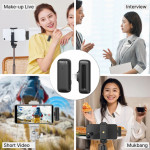 Micro không dây cài áo Ulanzi J11 (Cổng Lightning | Pin 6h | Mic đơn)