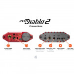 iFi iDSD Diablo 2 (Portable DAC/Amp | Bluetooth 5.4 | Bit-Perfect DSD & DXD | Pin 4800mAh | PCM 32bit/768kHz | DSD512 | Full MQA)