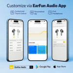 Tai nghe Earfun Air 2 (Bluetooth 5.3 | Pin 9h | IPX7 | LDAC | Game Mode | Kết nối đa điểm)