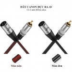 JSJ 606D/0.8m (1 đầu XLR ĐỰC ra 1 đầu RCA)-2