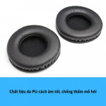 Earpad cho tai nghe kiểu tròn (Chất liệu da PU | Tháo lắp kiểu lồng | Đủ size đường kính 5cm 6cm 7cm 8cm 9cm 10cm 11cm)