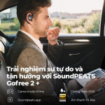 Tai nghe SoundPeats GoFree 2+ (Bluetooth 5.3 | Pin 11.5h | IPX5 | Game Mode | LDAC | Kết nối đa điểm)