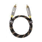 FiiO LR-RCA5M 80cm RCA Coaxial Digital Audio Cable (Chống nhiễu | Lõi bạc nguyên chất | Connector RCA-RCA)