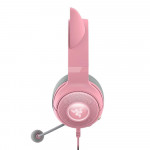 Tai nghe Razer Kraken Kitty V2-USB Headset with RGB Kitty Ears _ RZ04-04730200-R3M1 (Có Mic | Dây liền | Jack cắm USB | Driver 40mm)