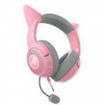 Tai nghe Razer Kraken Kitty V2-USB Headset with RGB Kitty Ears _ RZ04-04730200-R3M1 (Có Mic | Dây liền | Jack cắm USB | Driver 40mm)