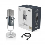 Micro AKG ARA C22-USB Podcast Livestream (Mic Condenser | 5V | Cổng kết nối USB-C | Có Jack cắm tai nghe 3.5mm)-2