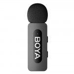 Micro không dây cài áo BOYA BY-V1 V2.0 (Cổng Lightning | Pin 9h | Mic đơn | Khử tiếng ồn thông minh | Thu âm đa hướng)-2