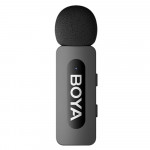 Micro không dây cài áo BOYA BY-V20 V2.0 (Cổng Type C | Pin 9h | Mic đôi | Khử tiếng ồn thông minh | Thu âm đa hướng)-5