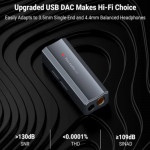 Fosi Audio DS2 (Dongle DAC/Amp | 3.5mm/4.4mm | Dual CS43131 | PCM 32bit/384kHz | DSD256)-5