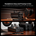 Fosi Audio GR70 (Headphone Amplifier | Khuyếch đại công suất bằng đèn điện tử | Cổng cắm tai nghe 6.3mm/3.5mm | 2 Chế độ Gain tuỳ chỉnh)-5
