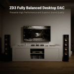 Fosi Audio ZD3 (Desktop DAC | ESS 9039Q2M | XMOS XU316 | PCM 32bit/768kHz | DSD512 | Bypass Mode)-2
