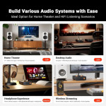 Fosi Audio GR40 (Desktop DAC | ESS9028Q2M | PCM 32Bit/384kHz | DSD256 | APTX-Lossless)-7
