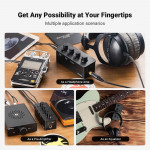 Fosi Audio SK01 (Headphone Amplifier / Preamp | Công suất cho tai nghe 2400mW@32Ω | Pin 6h | Điều chỉnh Bass/Mid/Treble)-6