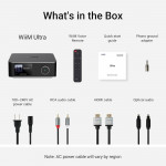 WiiM Ultra (Music Streaming Pre-Amplifier | ESS ES9038Q2M | TI TPA6120A2 | Sub Out | Wifi 6E | Lan | Bluetooth 5.3 hai chiều)-2